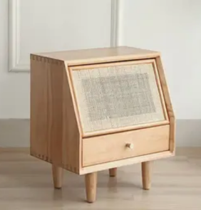 Cane-Side-Table