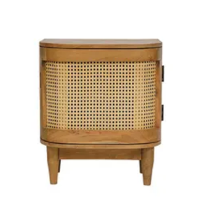 Cane-Side-Table
