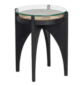 Cane-Side-Table