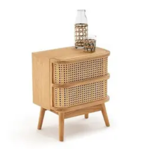 Cane-Side-Table