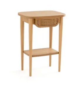 Cane-Side-Table